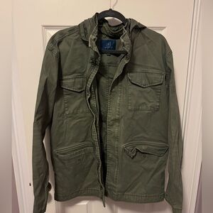 Green Hooded Jacket